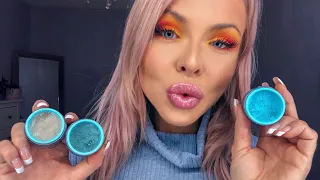 ASMR EATING JEFFREE STAR'S EDIBLE LIP SCRUBS (BLUE BLOOD COLLECTION) - HIGHEST VOLUME X16