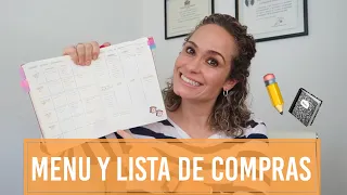 Como Planear Tu Menu Y Tu Lista De Compras Para Bajar De Peso ✏️ 📖