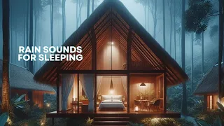 Rain Thunderstorm Sounds for Sleeping | Hurricane Rain, Heavy Thunder & Howling Wind | White Noise