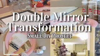 PAINTING AND STYLING MY OLD MIRRORS/ SMALL DIY PROJECT/DONNICE DALE'S LIVINGSPACE