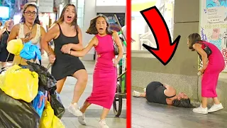 She Gets Very Scare and This Happens!!! TRASHMAN PRANK