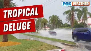 Tropical Deluge Threatens To Flood Florida