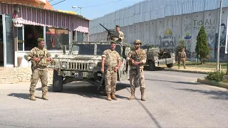 Lebanese soldiers, UN peacekeepers on southern border with Israel | AFP