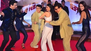 Jackie Chan, Sonu Sood, Disha Patani and Amyra Dastur DANCES At 'Kung Fu Yoga Press Meet