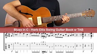 Blues in C - Herb Ellis Swing Guitar Book w TAB