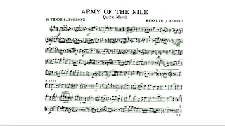 The Army Of The Nile March (Kenneth J. Alford) - B-flat Tenor Saxophone