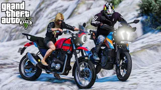 GTA 5 : Restoring Royal Enfield Himalayan and KTM Adventure 390 !!