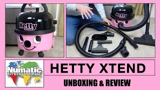 Numatic Hetty Xtend Vacuum Cleaner Unboxing & Review