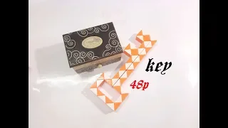 SLOW TUTORIAL - Magic Ruler Puzzle or Snake Cube 48 - Key - 钥匙