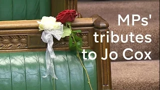 MPs pay tribute to Jo Cox