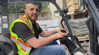 How to operate a forklift