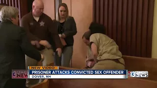 Prisoner attacks convicted sex offender