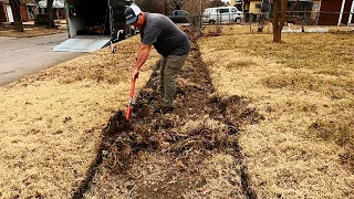 SHOCKING Overgrown Sidewalk TRANSFORMATION For Elderly Veteran - SATISFYING RESULT