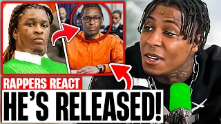 Rappers React To Young Thug YELLING HIS RELEASE DATE In Court