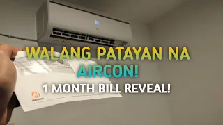 24/7 Naka On ang AC Magkano ang Bill? TCL Introvert Split-Type AC