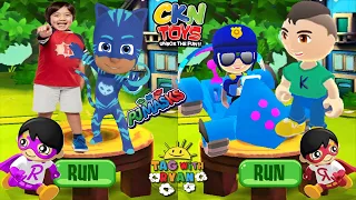 Tag with Ryan PJ Masks Catboy vs CKN Toys Car Hero Run All Characters Unlocked Combo Panda Gameplay