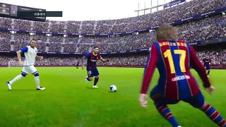 PES 2021 finesse dribble practice