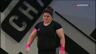 2019 European Weightlifting Championships W 87, + 87 kg A