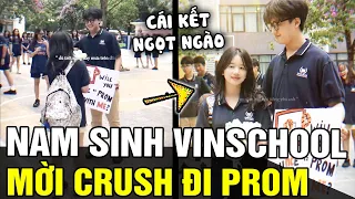 Nam sinh Vinschool dũng cảm rủ CRUSH đi Prom giữa sân trường cùng tiếng hò reo của BẠN BÈ | TÁM TV