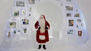 Saludo de Papa Noel en video a Santiago salazar