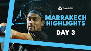 Fognini vs Djere Contest; Berrettini & Sonego In Action | Marrakech 2024 Day 3 Highlights