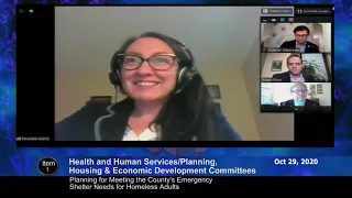 October 29, 2020 - HHS/PHED Committee Worksession