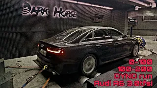 Audi A6 3.0tfsi st.1 | DYNO run I 0-100 | 100-200