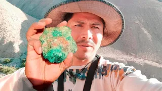 I explore the mountains and find the stones that ancient miners were looking for | valuable mineral