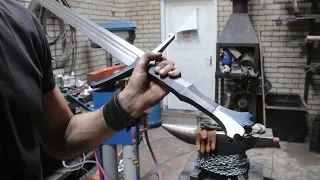 Forging a Great sword, part 5, making the handle.