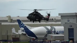 Airbus H175m arriving at Hawarden.