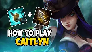 How to Play CAITLYN ADC for Beginners | CAITLYN Guide Season 10 | League of Legends