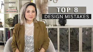 Top 8 COMMON DESIGN MISTAKES | Worst Decorating Mistakes and How to Fix Them (Pro Tips!)