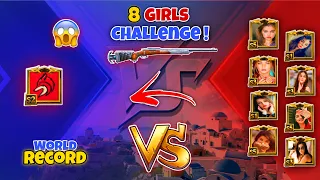 🔥 8 GIRLS PRO PLAYERS CHALLENGED ME 😍 IN NEW MODE 😱 SAMSUNG,A7,A8,J4,J5,J6,J7,J9,J2,J3,J1,XMAX