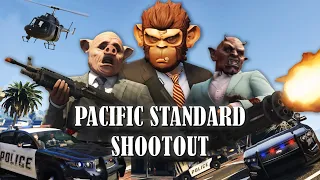 Pacific Standard Shootout | GTA 5 Heist Movie | Machinima