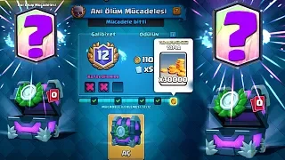 ANİ ÖLÜM MÜCADELESİNDEN 2 EFSANEVİ! 12 GALİBİYET DESTESİ - Clash Royale