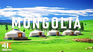 Mongolia 4K - Relaxing Music With Beautiful Natural Landscape - 4K Video UHD