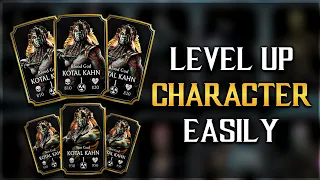 How To Level Up Character In MK Mobile ( Easily )
