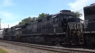 NS Mixed Freight With a Standard Cab Dash-9