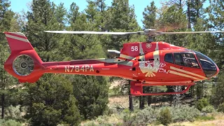 Papillon Grand Canyon Helicopters EC130 landing N156GC & N784PA
