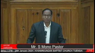 Mr. S. Mono Pastor last word 🤧