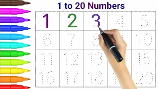 Learn counting numbers 1-20 |  1234567891011121314151617181920 | 01