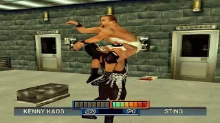 WCW Mayhem - Quest For The Best Mode With Sting - Part 2  (PS1)