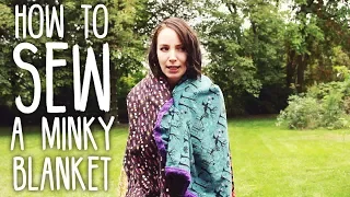 How to Sew a Patchwork Minky Blanket (Sewing Tutorial)