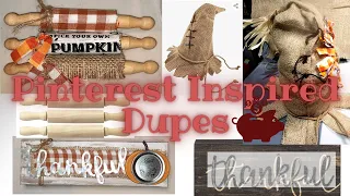 Fall DIY 🍁 Pinterest Inspired Dupes - 💰 Budget $aver Look 4 Less Decor | How to Make a Scarecrow Hat