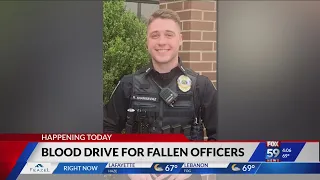 Blood drive in Plainfield dedicated to fallen Elwood Officer Noah Shahnavaz