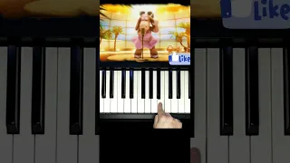 Holly Dolly "Dolly Song"(leva's polka) - Piano Easy #shorts #dollysong#pianocover