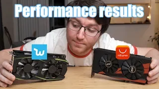 Benchmarking the Fake Wish GTX 1050 Ti against an Aliexpress GTX 1050 Ti