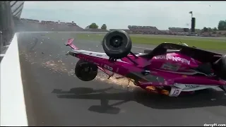 2023 Indy 500 All Crashes