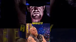 Undertaker vs Brock Lesnar comparison