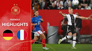 Double Popp Decides It! | Germany vs. France 2-1 | Highlights | Women's Friendly
